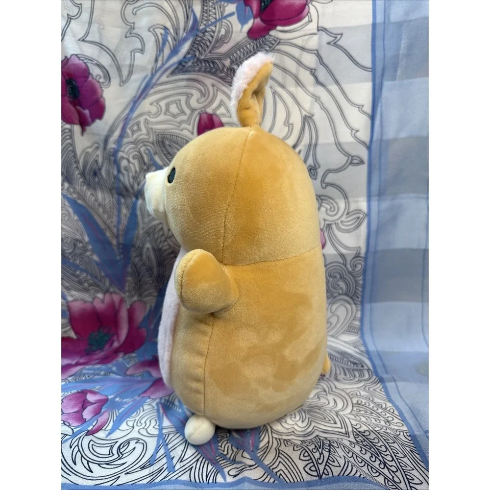 Squishmallow Hug Mees Orange Bunny Rabbit Fuzzy‎ Belly Levinda 11